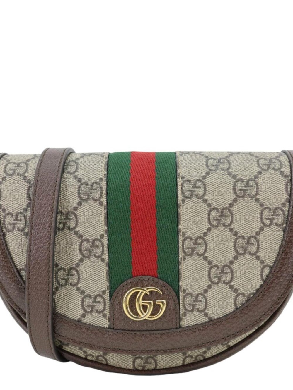 Gucci Ophidia Mini GG Supreme Canvas Shoulder Bag Beige 757309
